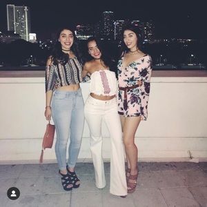 White Michael Kors Bell Bottom Wide Leg Jeans